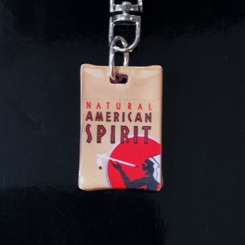 American Spirit Tan Box Keychain – Mini Replica Collectible - Picture 4 of 8
